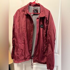RVCA men's windbreaker jacket size L